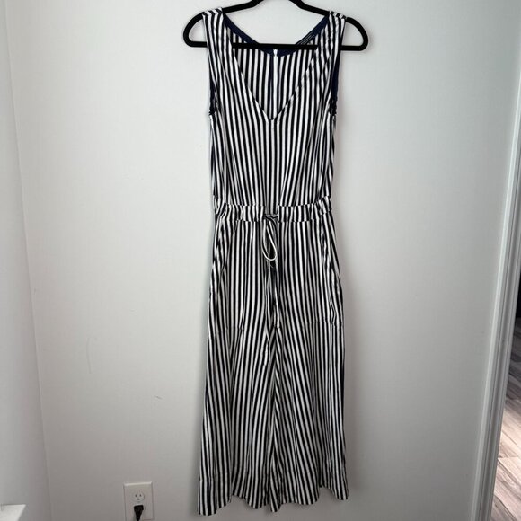 M.D.S Stripes 100% Cotton Amanda Jumper Navy Stripe Size 1/Small - Picture 3 of 12